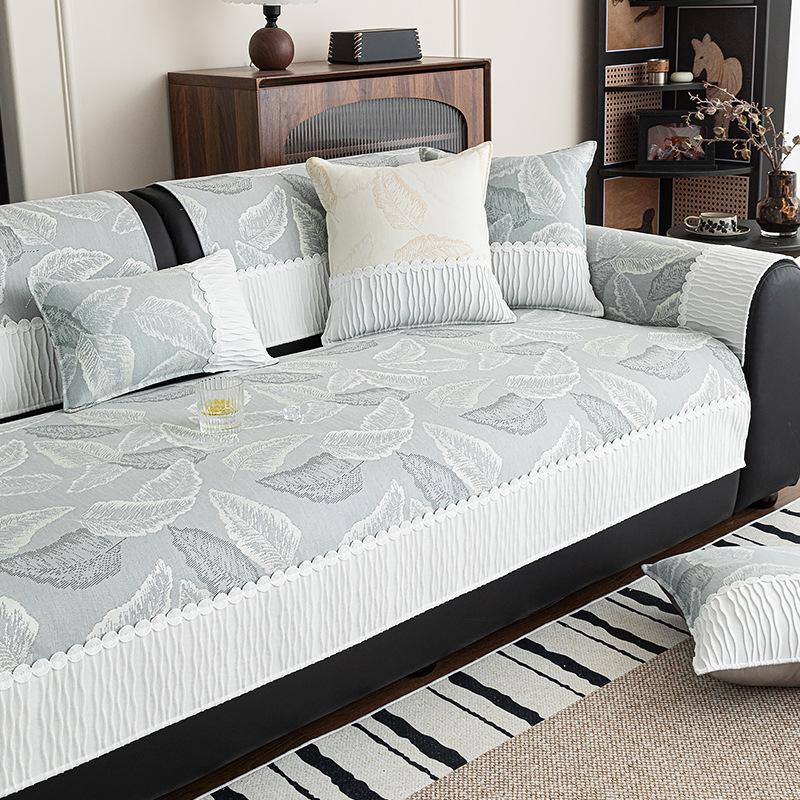 New Sofa Cushion Universal Non-Slip Seat Cushion Light Luxury Cream Wind Sofa Cover Cushion Simple Cover Towel
