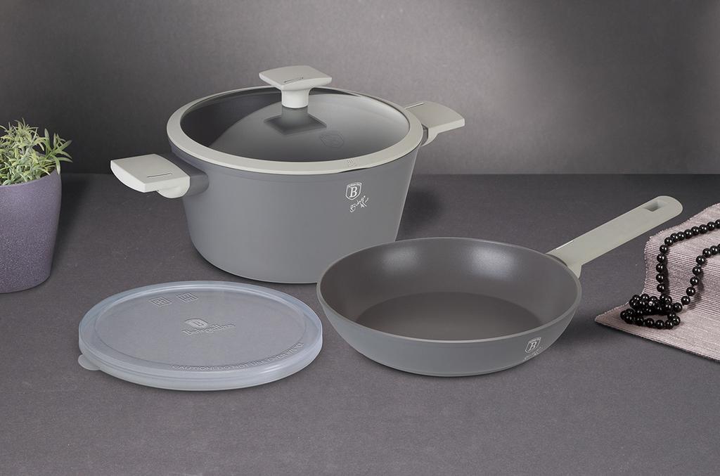 Titanium Pot And Frypan Berlinger Haus Bh-7079 Aspen