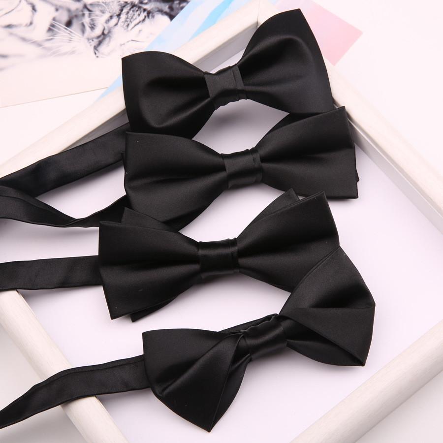 Classic Men Polyester Silk Bow Tie For Wedding Formal Attire Perfect For Grooms And Groomsmen