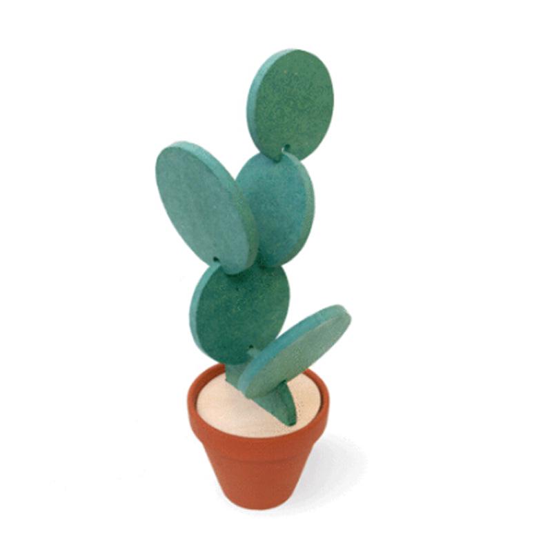 Creative DIY Cactus Coaster: Non-Slip Insulation Tea Mat & Multifunctional Desktop Ornament