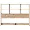 VidaXL Tête de lit avec rangement 160 cm bois massif de pin, tête de lit en bois, tête de lit avec rangement, tête de lit 855654
