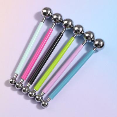 4pcs Metal Ball Sculpture Modeling Tools Double-Ended Modeling Ceramics Set Portable Clay Tools