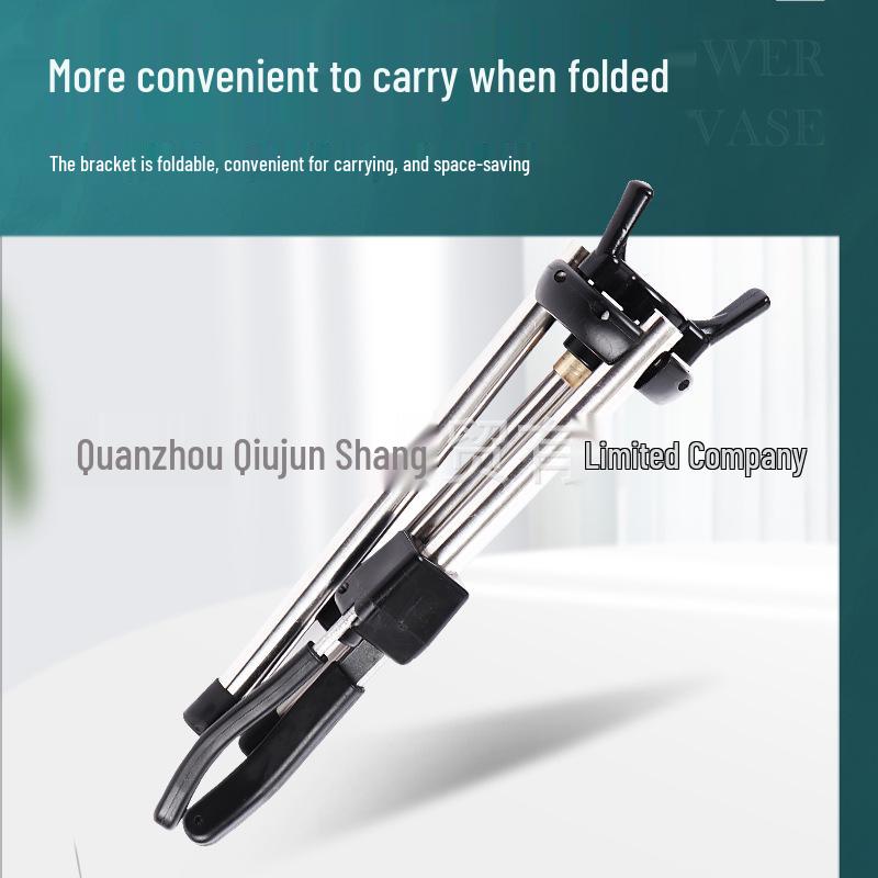 Universal Portable Folding Saxophone Stand with Storage Tube for Alto and Tenor Accessories