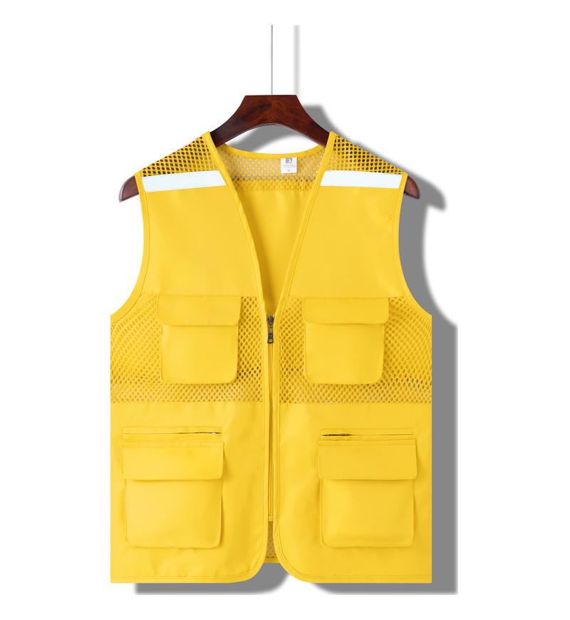 Custom Logo Multi-Pocket Volunteer Vest for Community and Photography Events