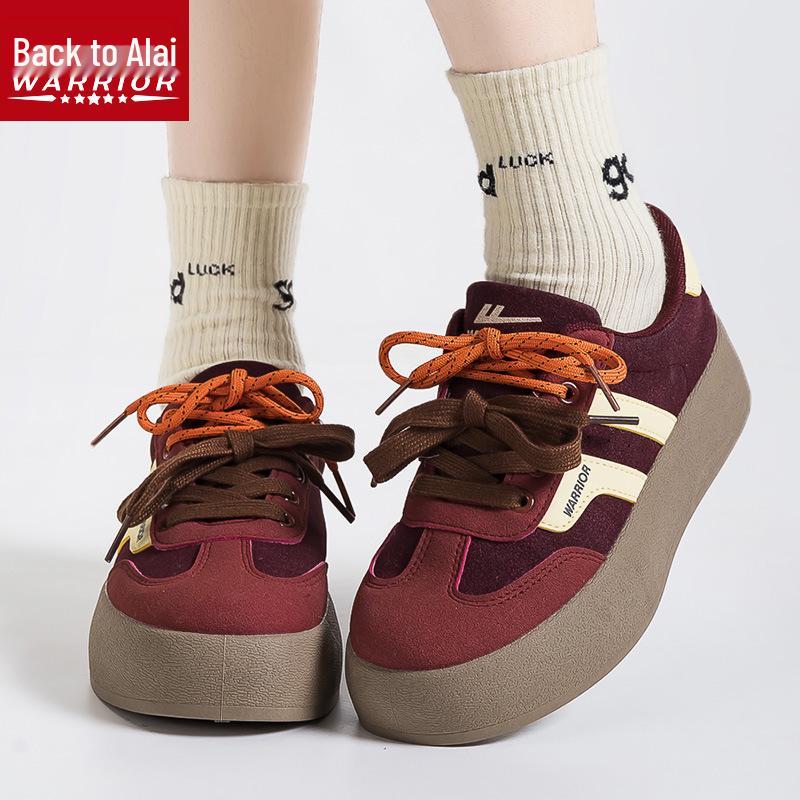 Women's Warrior Waterproof Platform Sneakers - Spring 2026 Collection, Height Increasing, Versatile German Training Shoes.