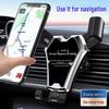 Car Air Vent Clip-on Metal Gravity Phone Holder
