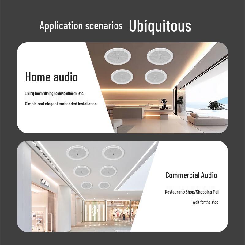 SAST G3 Wireless Bluetooth In-Ceiling Speaker System CN plug (adapter included)