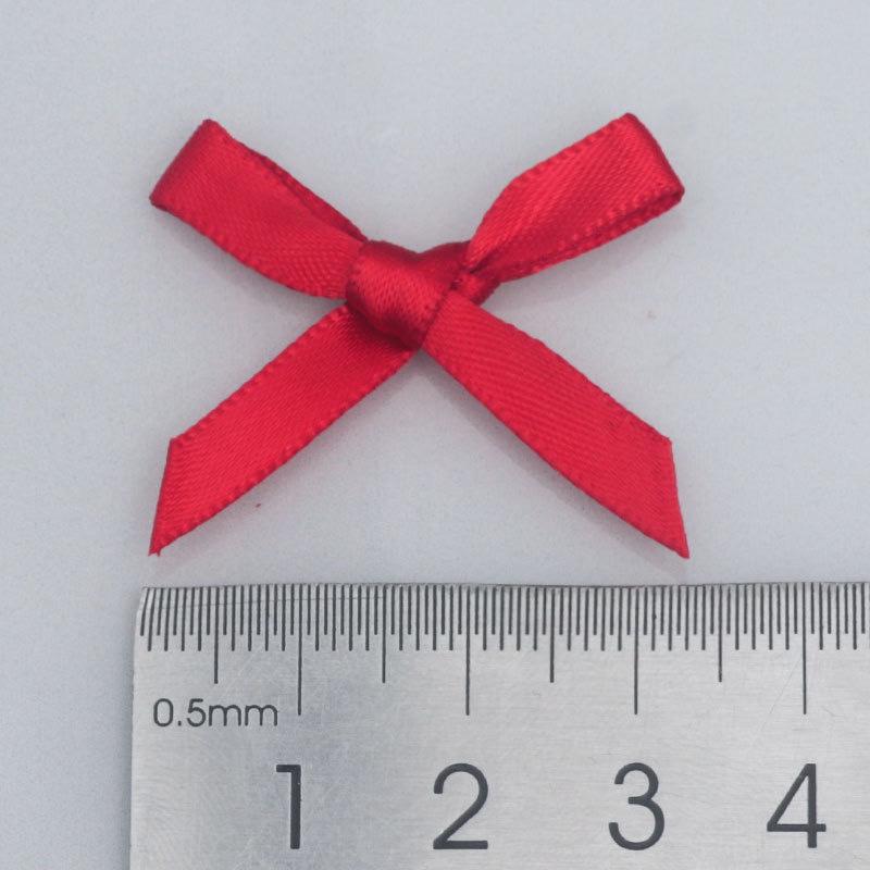Zweiseitiges Polyesterband Handgebundenes Mini-Schleifchen für Bekleidungszubehör