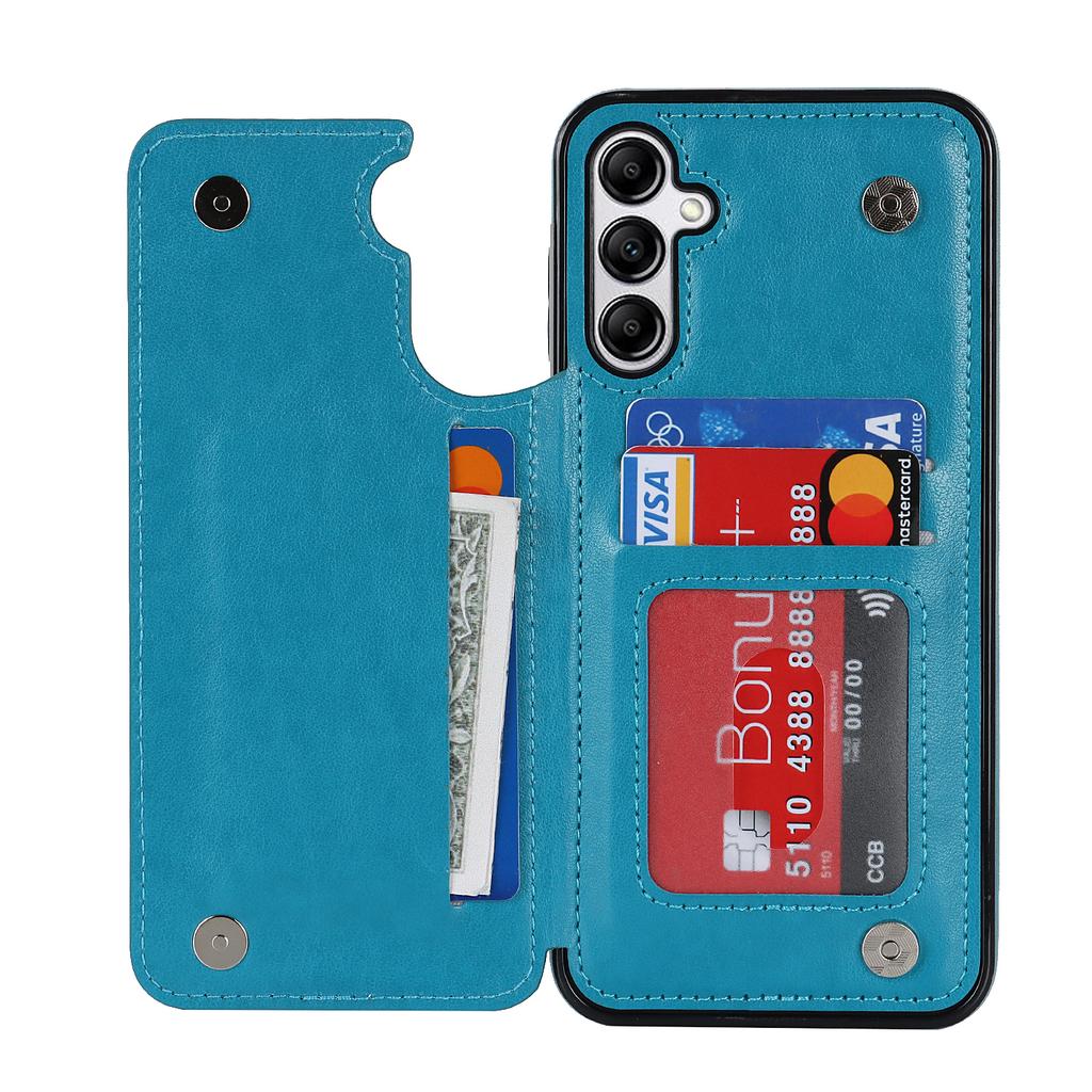 Pro Samsung Galaxy A14 5G/4G Kožené+TPU pouzdro Stojánek Vytištěná květina Mandala Skořápka telefonu