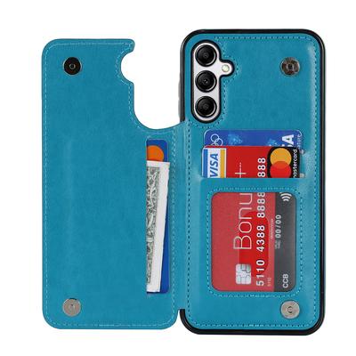 Для Samsung Galaxy A15 5G Магнитный Чехол для Телефона с Оттиском Мандалы Цветок Слоты для Карт Обложка