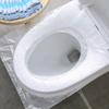 100 teile/beutel Biologisch abbaubare Einweg-Toilettenabdeckung aus Kunststoff Tragbare sichere Reise Badezimmer Toilettenpapier Pad Badezimmerzubehör