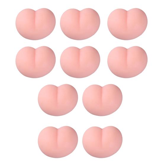 5/10/20Pcs Pink Butt Squeeze Toy Stress Relief Slow Rising Mini Ass Sensory Toy Anti-collision Pad Relaxation Soft Stress Ball Fidget Toy