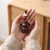 Cute Sheep Goat Shape Charm Diy Making Accessories Jewelry Findings Keychain Components Wood Car Keyring Sandalwood Keychains