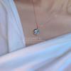 Starry River S925 Silver & 14K Gold-Plated Necklace with Zircon, Mother-of-Pearl, Sapphire, Star & Moon Pendant