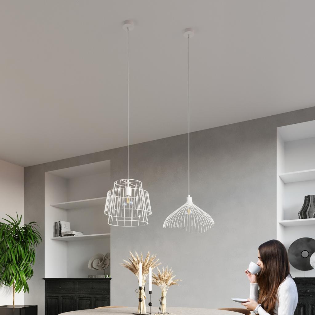 Lampa Wisząca Monix 1 E27 Biały Lumilo 06.246.62