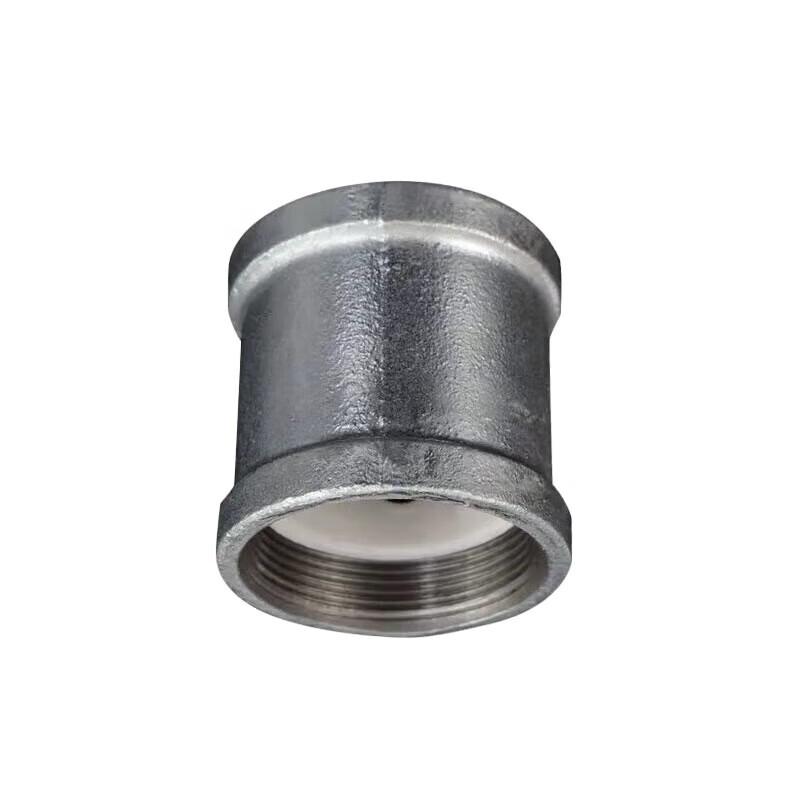 DN40 Galvanized Plastic-Lined Straight Pipe Connector
