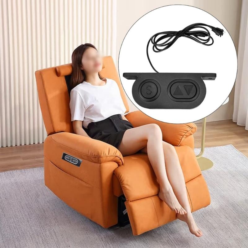 Electric Bed Lift Desk Hand Control Switches 3 Button Desk Lift Controller Electric Sofa Lift Bed Switches Enduring