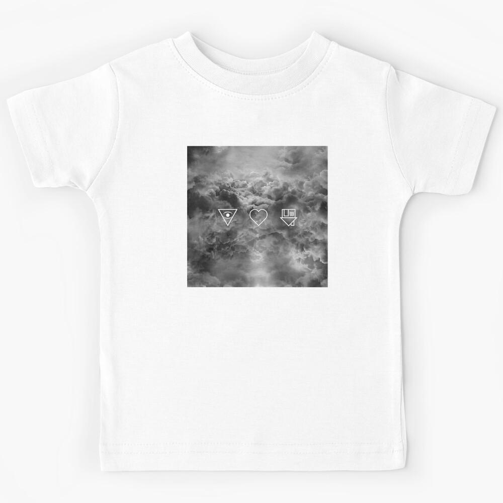 i love you the clouds sky white sparks Kids T-Shirt 170