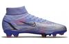 Nike Mercurial Superfly 8 Fg Kylian Mbappe Flammen Lila Sohle DJ3977-506