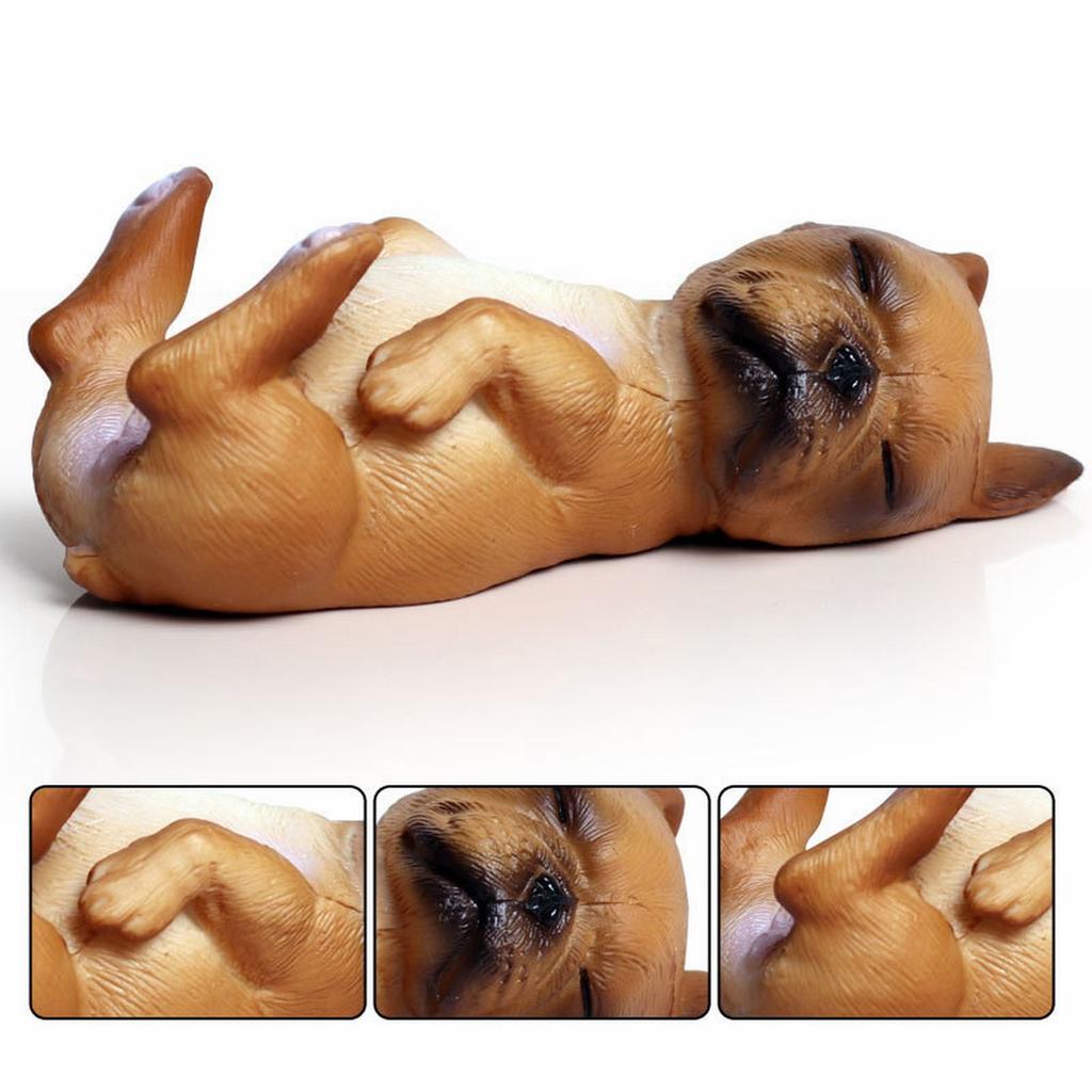 Sculpture Decor Dog Garden Statue Outdoor Figurine Realistic Lifelike Resin English British and Teal Christmas Decorations