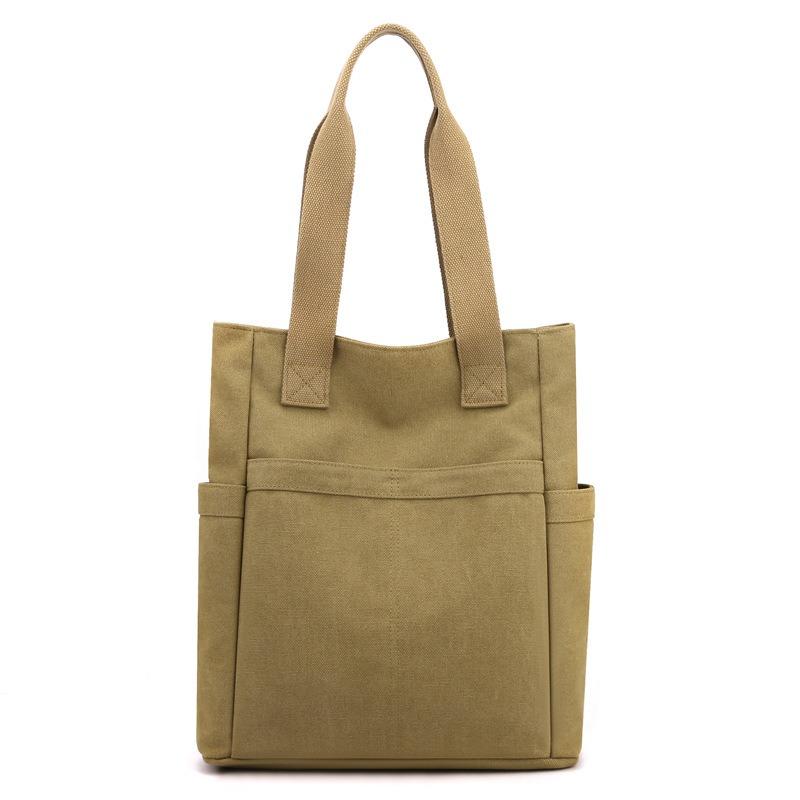Women's Handbag, Retro Canvas Bag, Women's Versatile Casual Tote Cloth Bag, Large-capacity Mother Shoulder Bag.