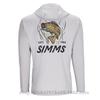 SIMMS Fishing Suit UPF50 Long Sleeve Hoodie Quick Drying Breathable Sunscreen Clothing Luya Outdoor T-Shirt New