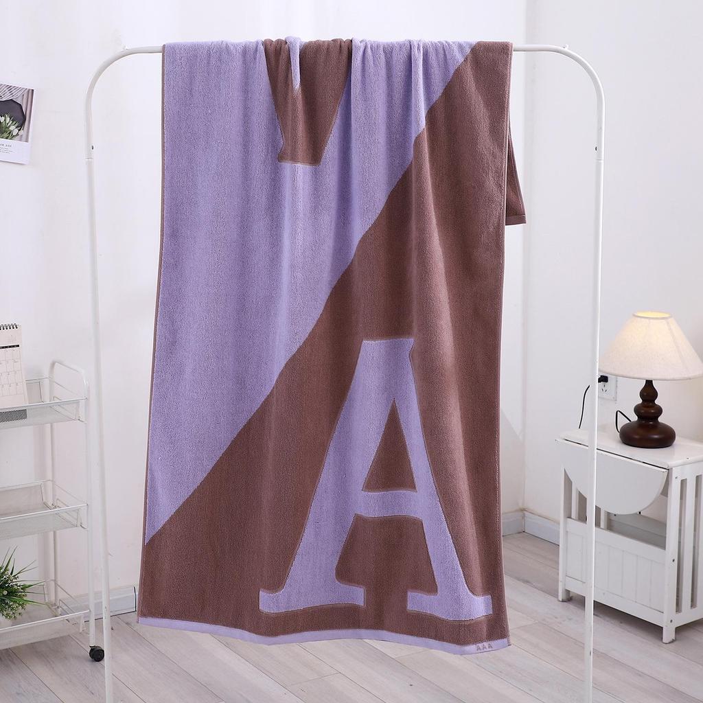 Extra Large Pure Cotton Quick-Dry Bath Towel - Mother & Baby Safe, Water-Absorbent for Home, Beach, Men & Women