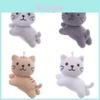 Cartoon Cat Plush Toy With Pp Cotton Filling For Kids And Collectors
