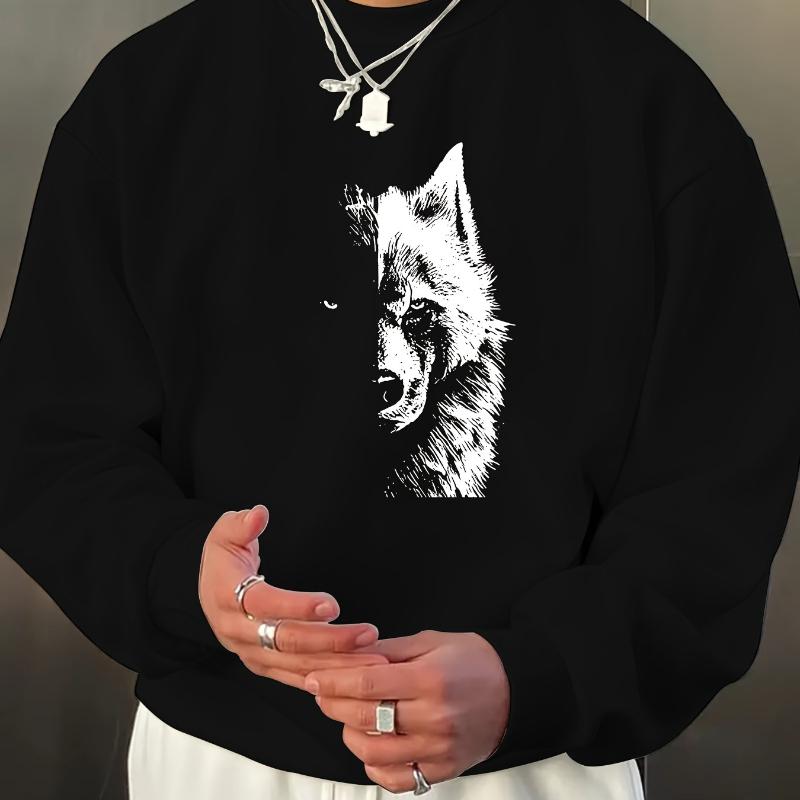 

Свитшот с круглым вырезом, свободного кроя, дышащий и не требующий особого ухода XXL чёрный