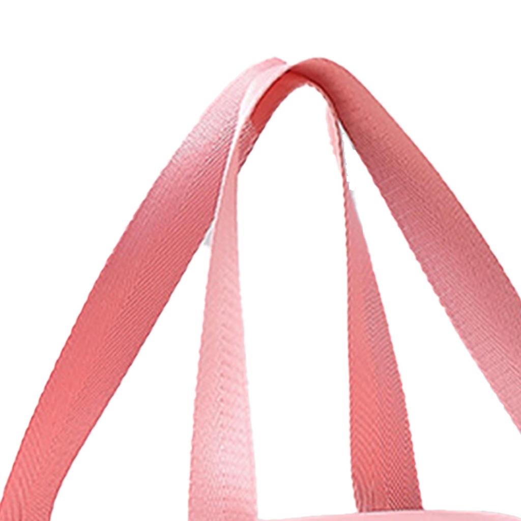 Cosmetic Bag PU PVC Clear Cartoon Pattern Handheld Waterproof L Size Makeup Bag for Swimming Toiletry Pink