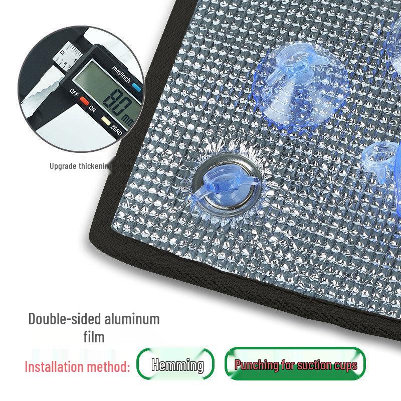 Upgraded Window Insulation Film: Double-Sided Aluminum Pearl Cotton Film