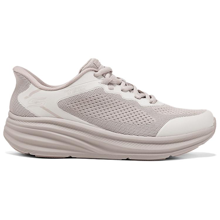 Skechers BOBS Mens Comfortable Versatile Low-Top Running Shoes Men sneakers Gray Brown 118431-TPE