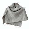 Thicken High Neck Scarf Warm Scarves Knitwear Classic Women Winter Shawl  Women