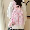 New Cartoon Canvas Backpack For Kids Outdoor Travel Sweet Style 20-35l Capacity Girls