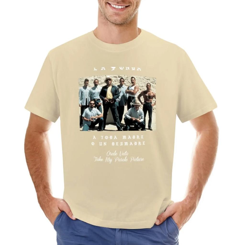 La Onda Blood In Blood Out édition limitée Vatos Locos collection rare T-shirt anime noirs hommes grands t-shirts