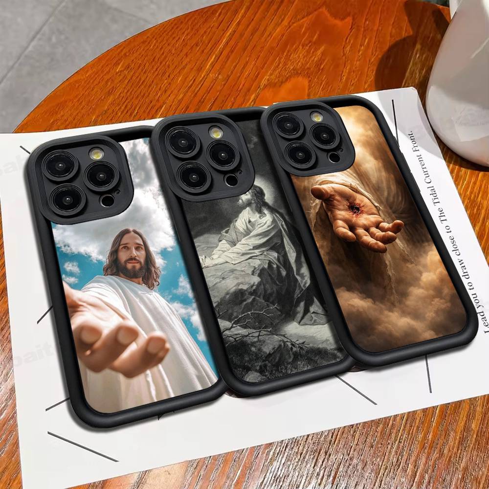 Son Of God Jesus Phone Case For IPhone 17 16 15 14 13 12 11 Pro Max Plus Black Full Coverage TPU