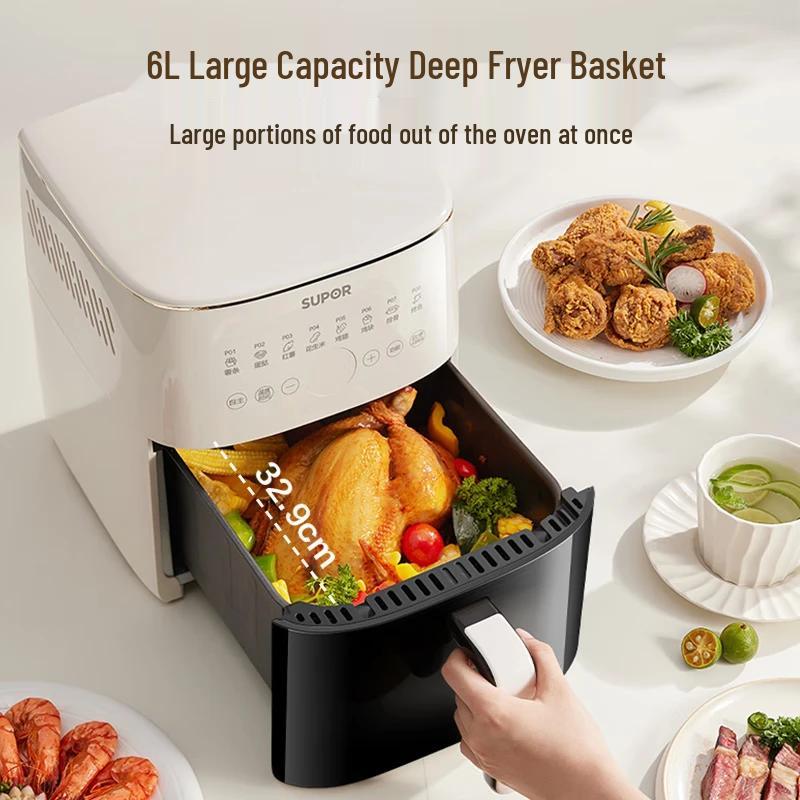 SUPOR 6L Far-Infrared Visual Touchscreen Air Fryer