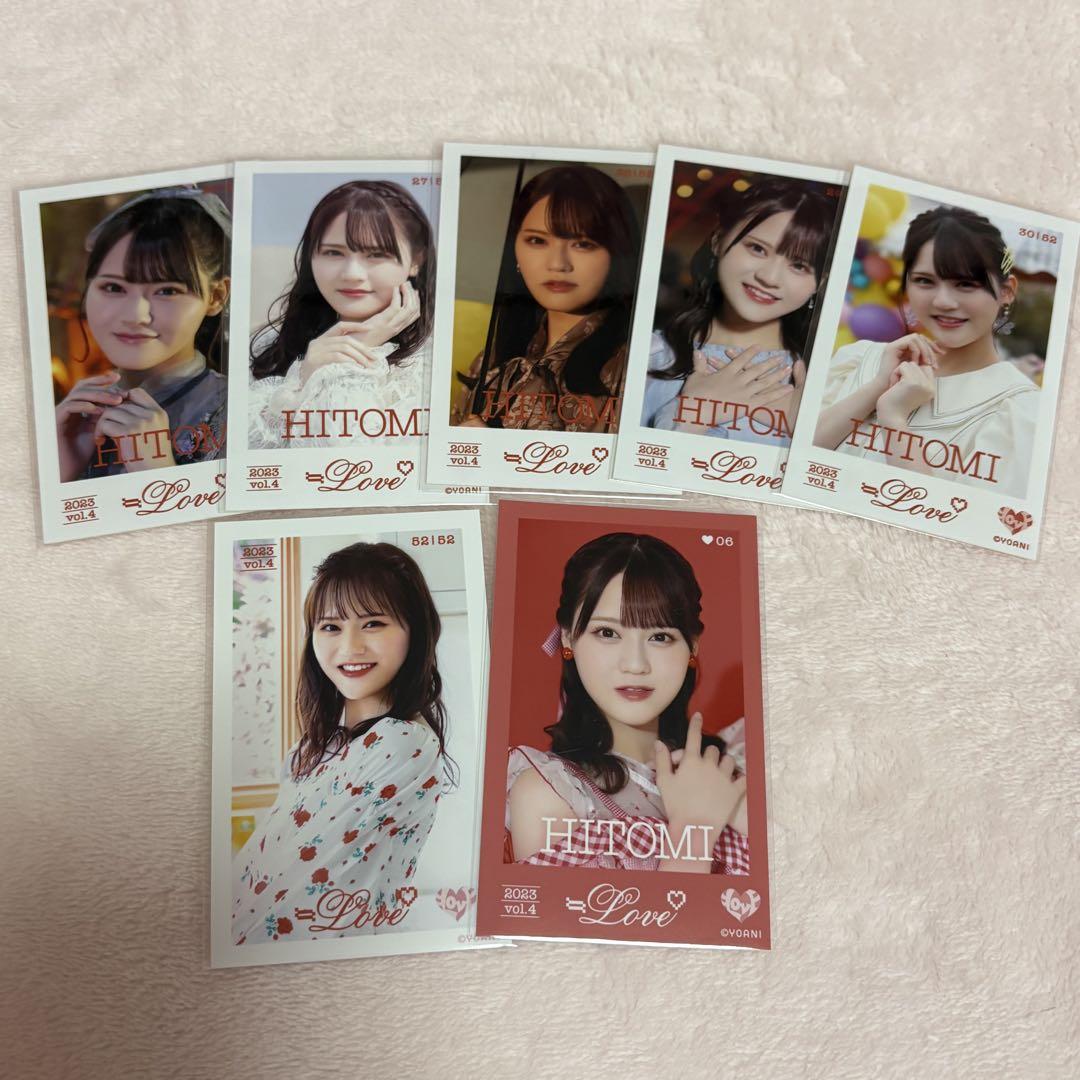 

[USED] Equal Love Hitomi Takamatsu Mini Photo Mini Photo Card Complete Rare Venue Exclusive