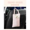 Luxury Elegant Small Fragrance Style Hanging Backseat Car Tissue Box