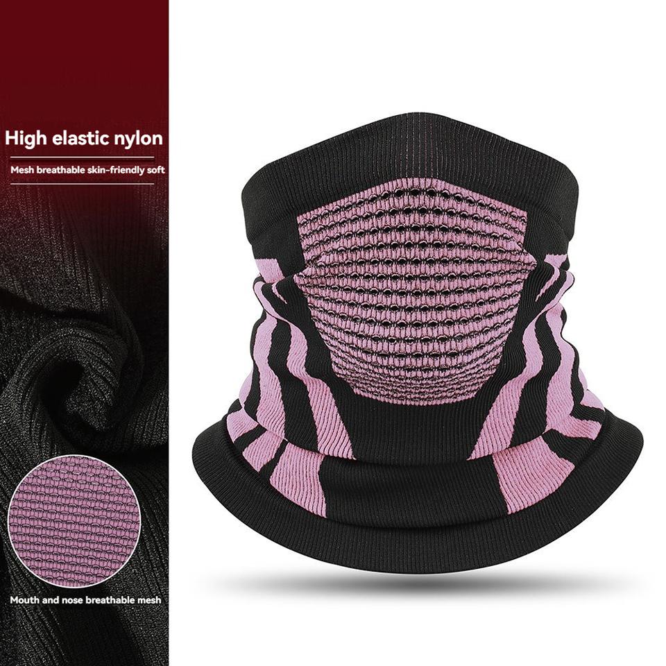 1Pcs Windproof Cycling Mask Thickened Headscarf Keep Warm Ear-Protecting Elastic Sports Scarf for Outdoor