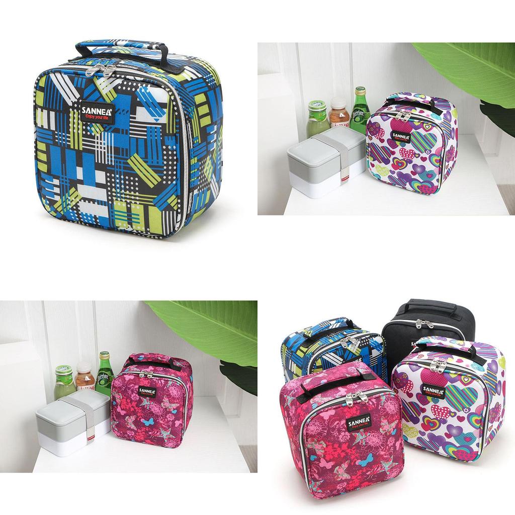 Timeless Design Insulated Lunch Box Tote Bag Ideal For Kids Travel And Picnics