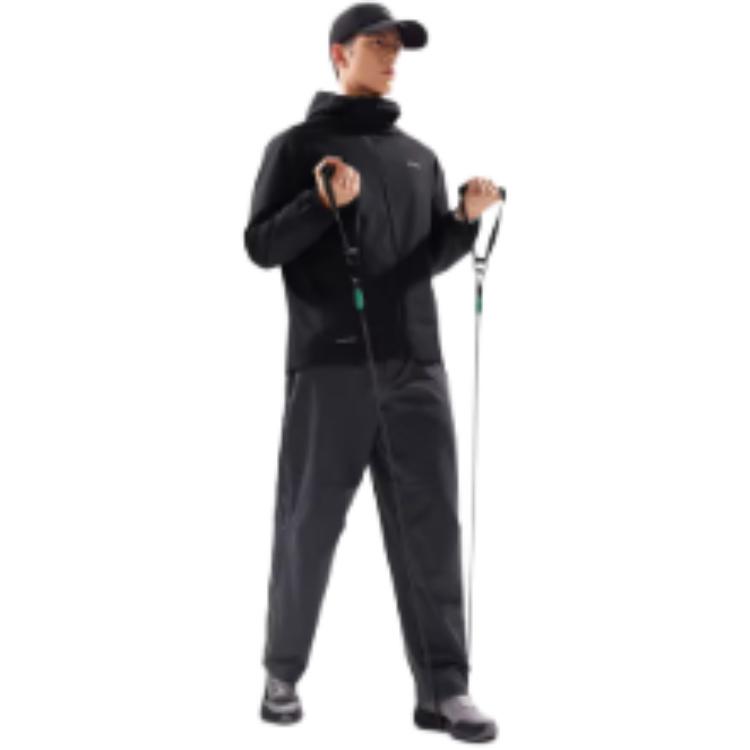 Li-Ning Windproof And Water-Resistant Hooded Windbreaker With Logo Men Outerwear AFDW079-3