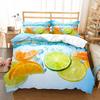 Lemon Duvet Cover Set Fresh Fruit Pattern Comforter Cover Double Single King Size For Kids Teens Adults Bedding Set Quilt Cover