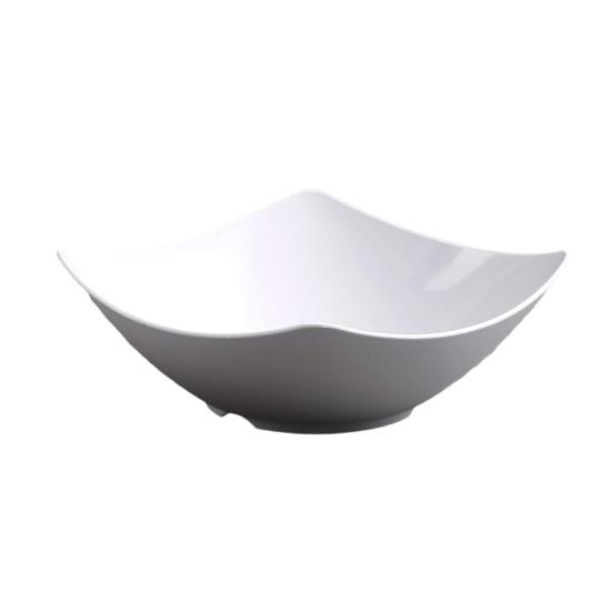 1Pc Disposable Square Serving Bowls Smooth Edges Party Snack Salad Bowl Heat-Resistant Versatile Serving Dish