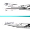 1 Pcs Extra Fine Curved Cuticle Scissors Nail Clipper Women Multi Purpose Manicure Tools Nail Cuticle Small Cutter Scissors