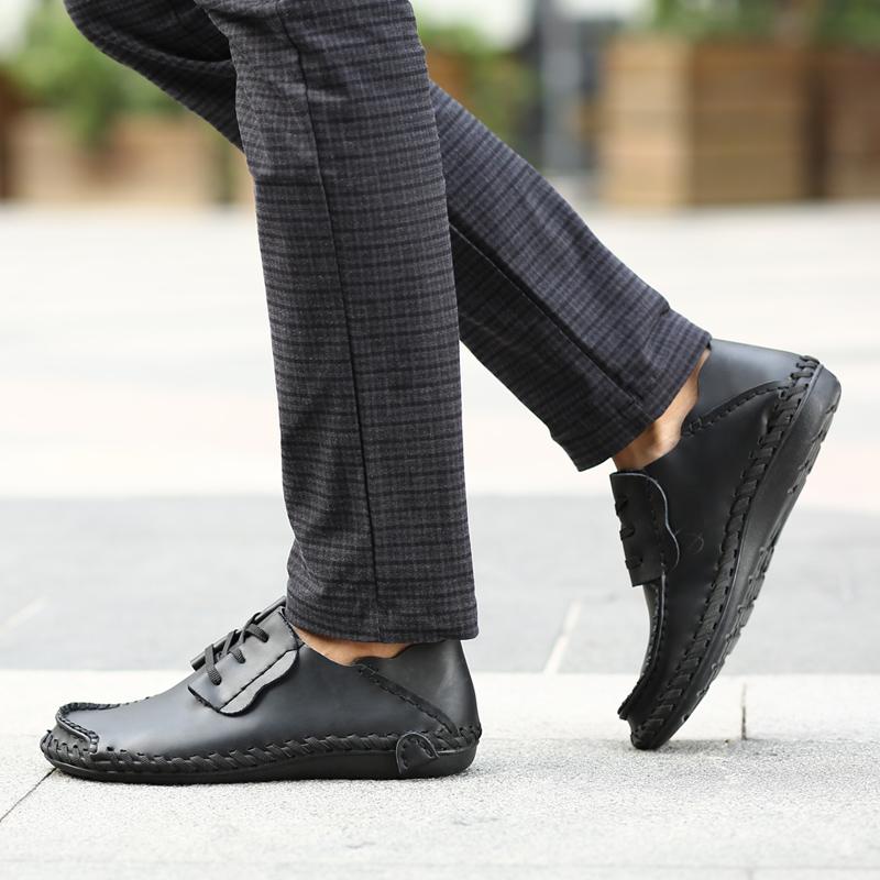 Pantofi de afaceri casual pentru bărbați Pantofi de rochie din piele naturală