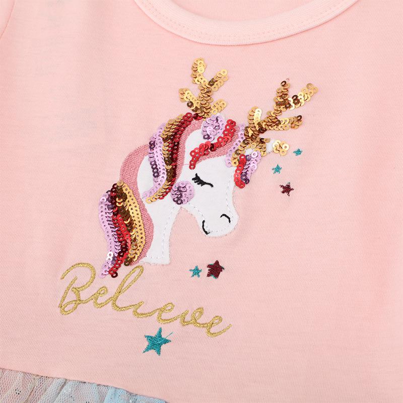 2026 Autumn Children's Christmas Princess Mesh Long Sleeve Dress