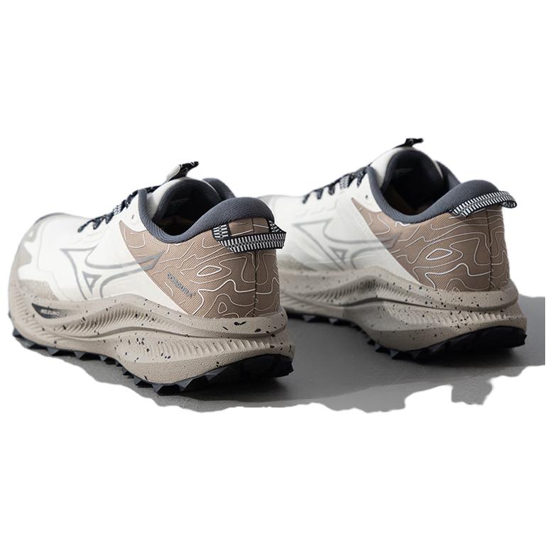 Mizuno Wave Solar V2 Sports Casual Shock Absorption Wear-Resistant Breathable Low-Top Dad Shoes Unisex Sneaker White D1GH241802