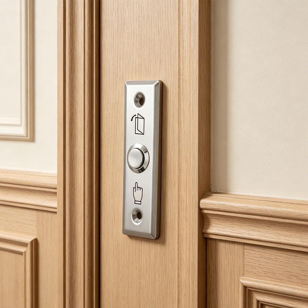 1pcs Stainless Steel Exit Button Push Switch Door Opener Release For Access Controler Smart Lock For Electrical Switches