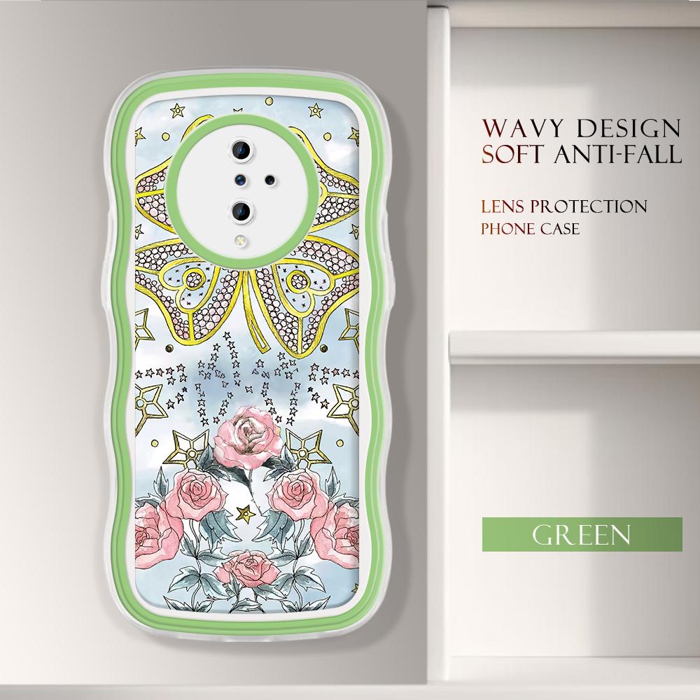 

Модный мягкий волнистый чехол для телефона с рисунком из мультфильма, защита камеры, противоударный чехол для мобильного телефона Vivo Vivo Y11 2023